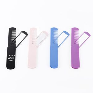 Folding Pocket Comb with Mirror