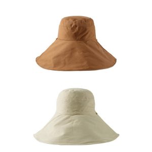 Reversible Bucket Hat with Wide Fold-Up Brim