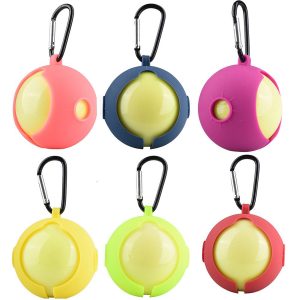 Silicone Golf Ball Holder with Carabiner Hook