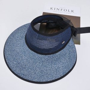 Wide Brim Sun Visor Straw Beach Hats