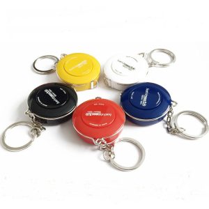 Keychain Measuring Tape with Push Button