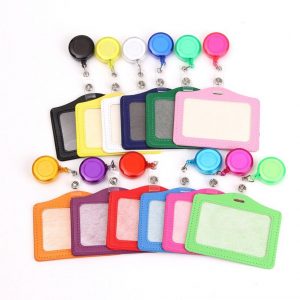Transparent Retractable ID Credit Card Badge Holder