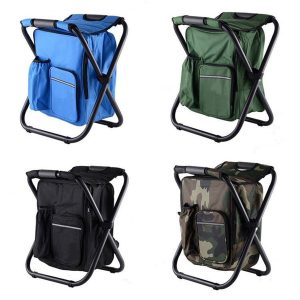 Detachable Folding Fishing Chair Cooler Backpack