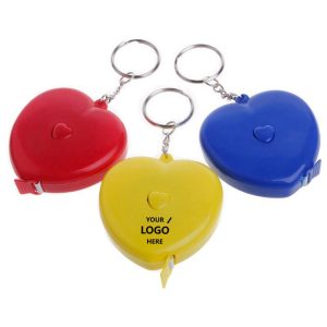 Heart Shaped Tape Measure with Keychain