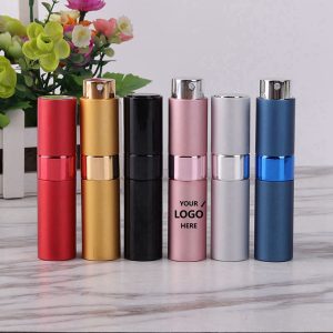 Aluminum Twist Refillable Perfume Atomizer