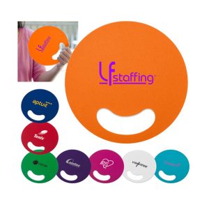 Plastic Round Advertising Hand Fan