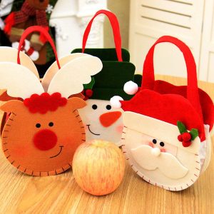 Christmas Themed Felt Candy Bag