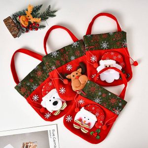Christmas Gift Drawstring Candy Bags