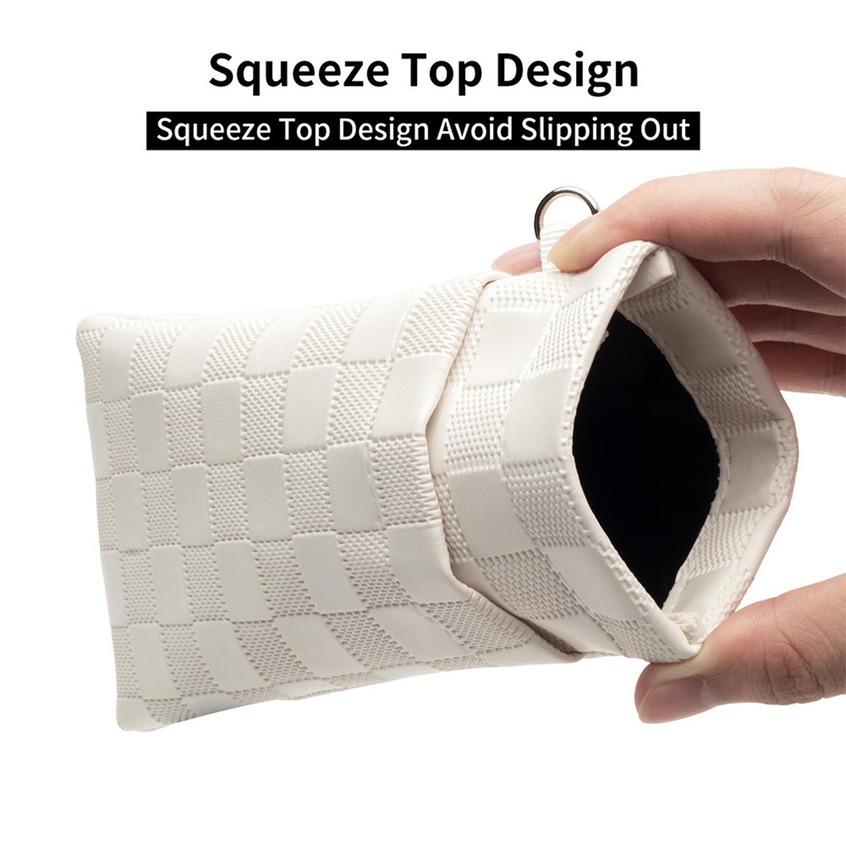 Double Glasses Case with Top Squeeze Closure - Image 2