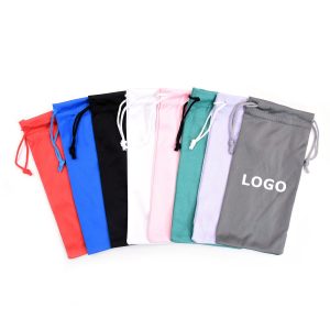Microfiber Drawstring Glasses Pouches