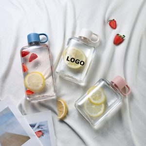 360ML 500ML Plastic Flat Drinking Bottle