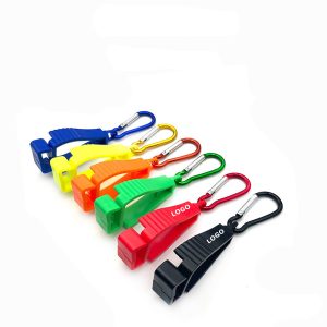 Multi-Functional Work Glove Clip with Carabiner