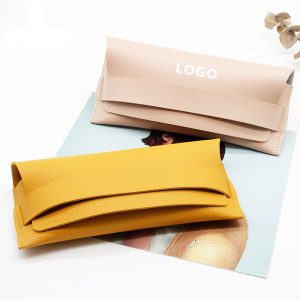 Stylish PU Leather Eyewear Pouch