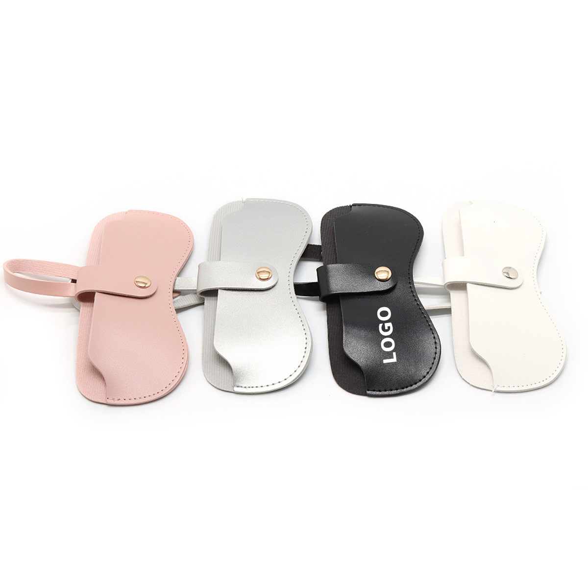 Portable Leather Sunglasses Case