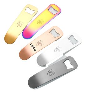 Curved Stainless Steel Bottle Opener