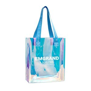 Waterproof Holographic PVC Plastic Tote