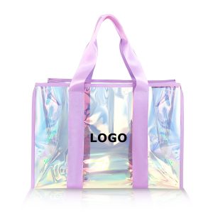 Custom Iridescent Vinyl Tote