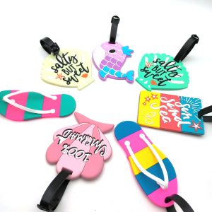 Custom Cartoon Rubber PVC Luggage Tag