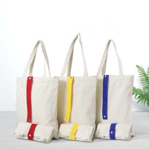 Foldable Cotton Canvas Tote Bag