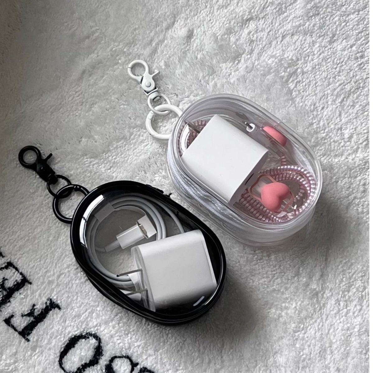 PVC Data Cable Storage Bag
