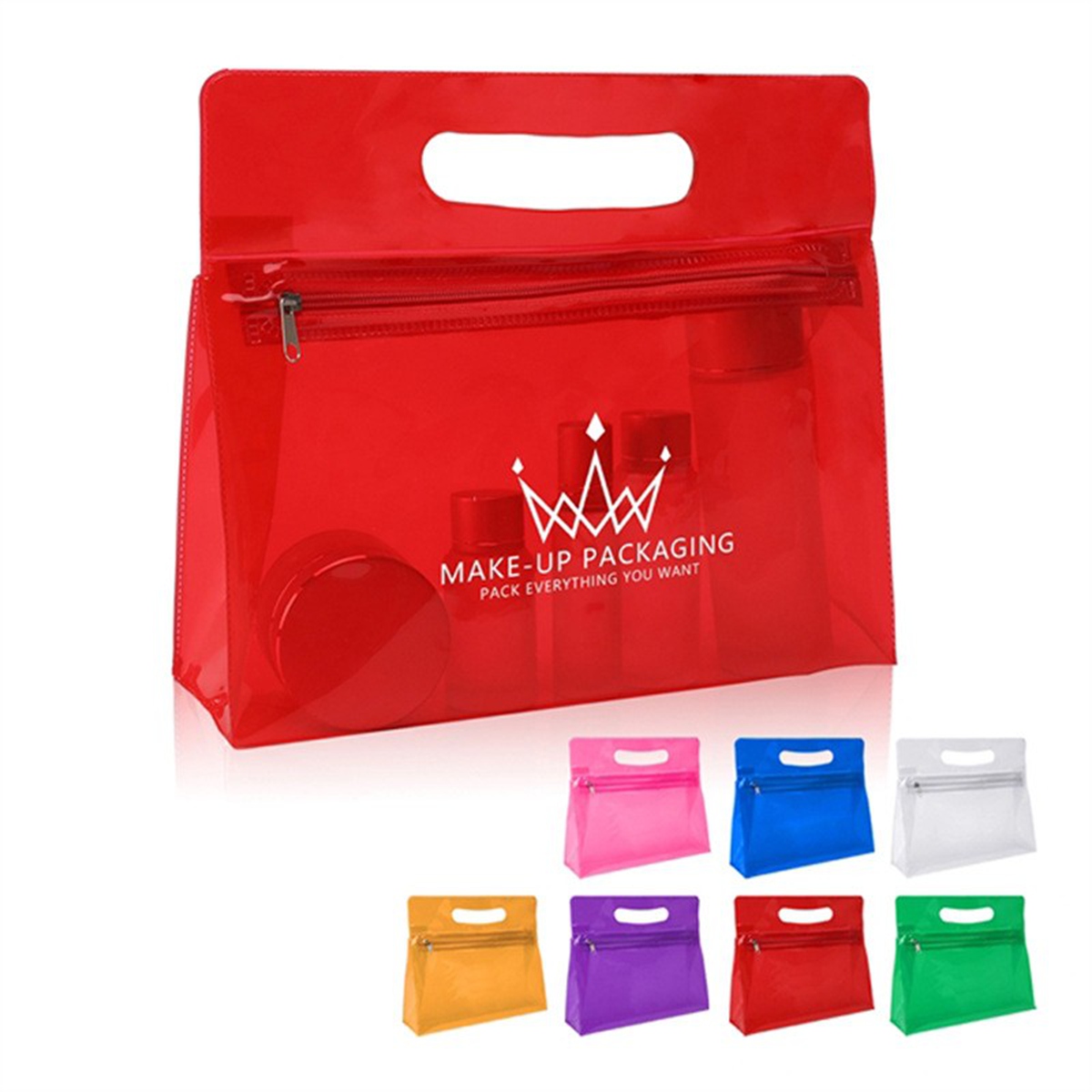 Translucent Vinyl Vanity Bag - Image 2