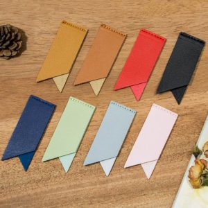 PU Leather Bookmark Page Marker