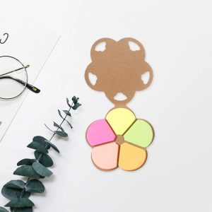 Flower Shape Eco Sticky Notes