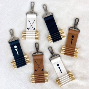 PU Leather Golf Tee Holder
