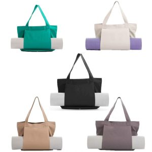Tote Bag With Yoga Mat Holder