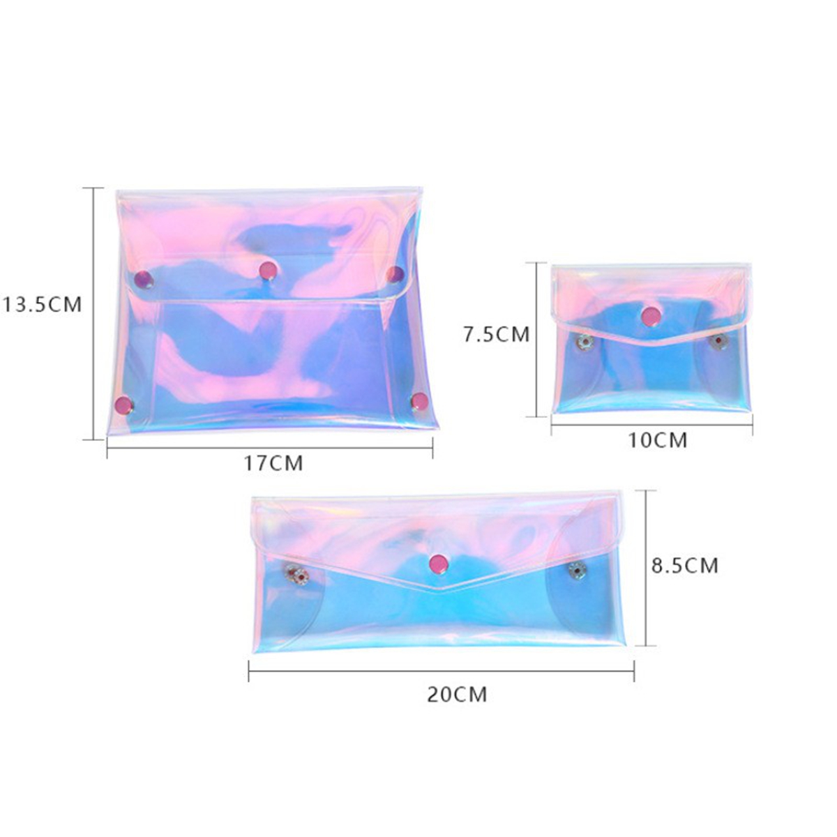 Laser Transparent Storage Cosmetic Bag - Image 2