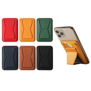 Magnetic Card Holder with Invisible Stand