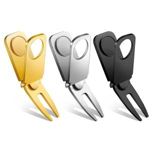 Metal Golf Divot Tool with Ball Marker