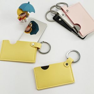 Stainless Steel Mirror with Keychain