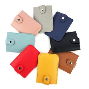 Pull-out PU Credit Card Holder