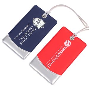 Rectangular Luggage Tag with Lanyard