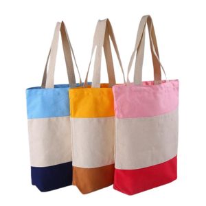 Tri-Color Promotional Tote Bag