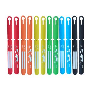 Silicone Slap Wristbands Luggage Tag
