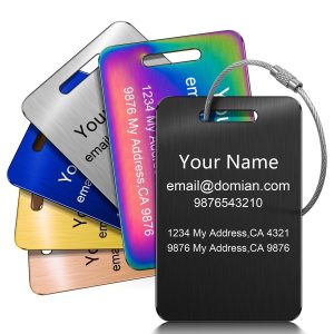 Stainless Steel Luggage Tags