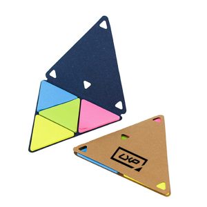 Triangle-shaped 4-color Sticky Notes