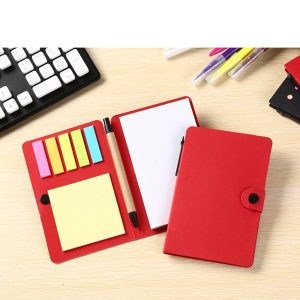 Kraft Sticky Notebook with Pen