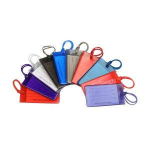 Flexible PVC Travel ID Identification Labels Luggage Tag