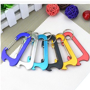 Carabiner with Bottle Opener and Key Ring