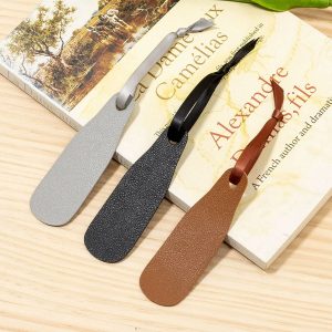 PU Leather Page Clips Bookmarks