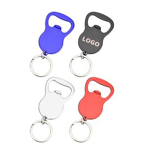 Plain Bottle Opener w/Key Ring