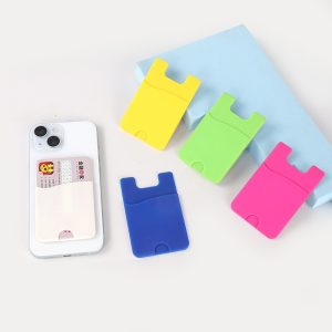 Silicone Smart Phone Wallet with Hole