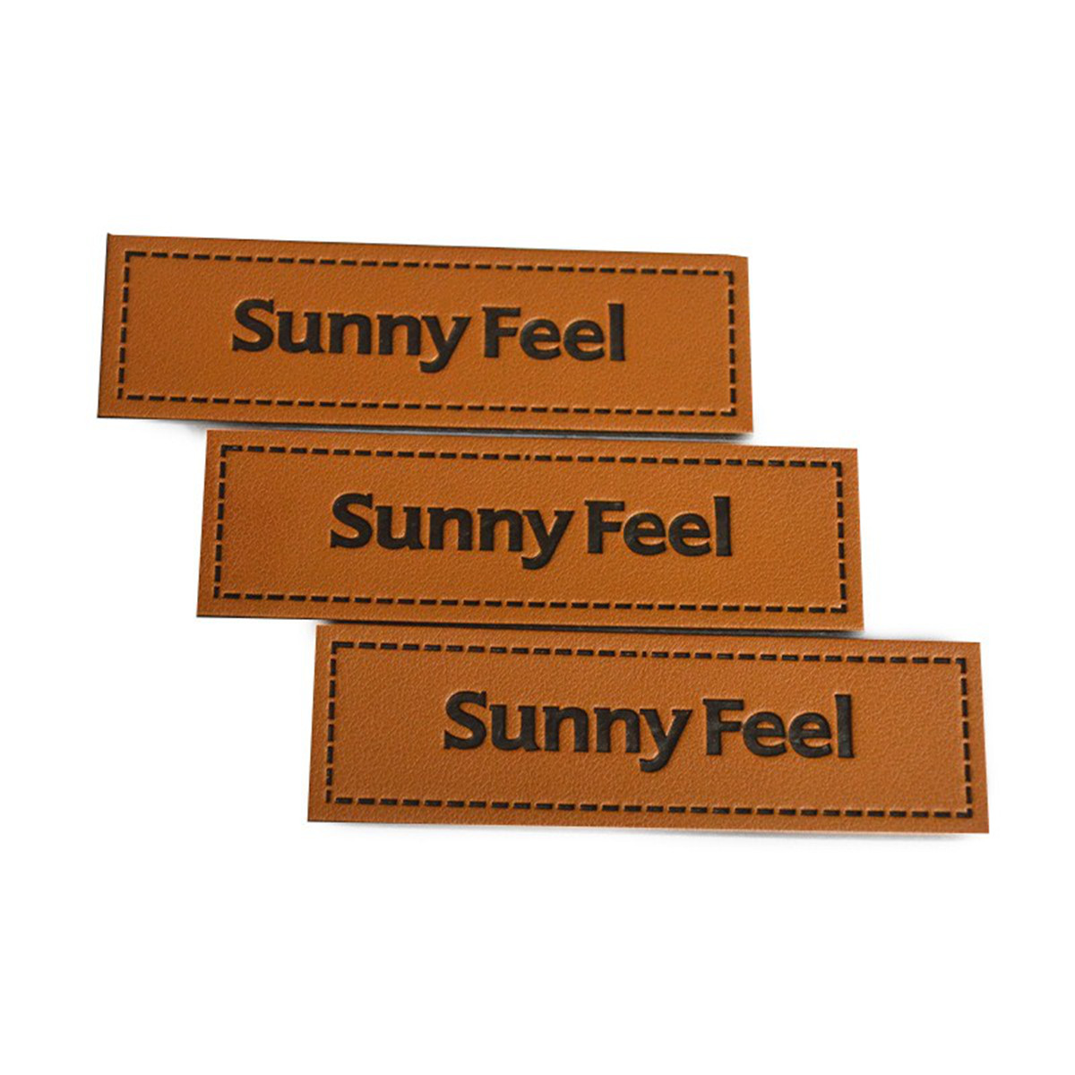 Custom PU Leather Label Clothing Tags - Image 2