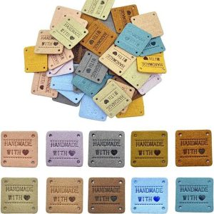 Suede Leather Labels for Clothes